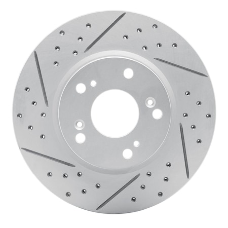 Dynamic Friction Co DFC Geoperformance Rotor - Drilled and Slotted 830-59034L