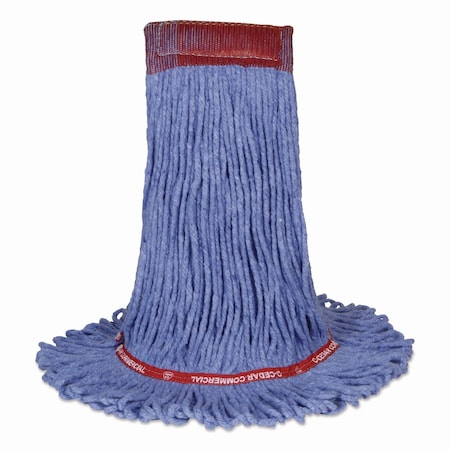 Nexstep Commercial Products MaxiClean Loop-End Mop, Cotton/Synthetic, 24 oz, Blue 97157