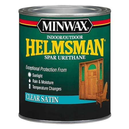 Minwax 1 Gal 13205 Clear Helmsman Indoor/Outdoor Spar Urethane, Satin 63205