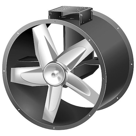 Acme Tubeaxial Fan, Steel, 5 Blades, 1,159 RPM HQ420004