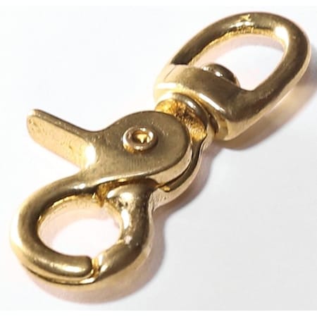 Baron Trigger Snap, 40 lb Working Load, Solid Bronze, Polished 5013B-1/2