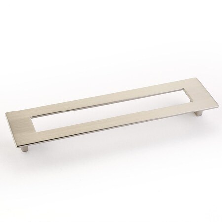 Schaub 192mm Center to Center Rectangular Finestrino Cabinet Pull Satin Nickel Finish 446-15