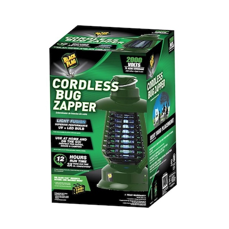 Black Flag Cordless Outdoor Bug Zapper 0.5 acre 75031