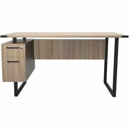 Mirella Office Desk, 24 1/8 in D X 30 in H, 62 1/4 in W X 5513SDD