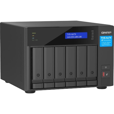 Qnap ULTRA-HIGH SPEED 6 BAY NAS. INTEL CORE I5-1. TVS-H674-I5-32G-US