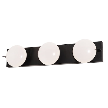 Afx Gates, 24'' LED Vanity Light, Black GATV2406LAJD1BK