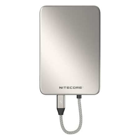 Nitecore Magnetic Power Bank with Built-In Cable, Gray POCKET 5