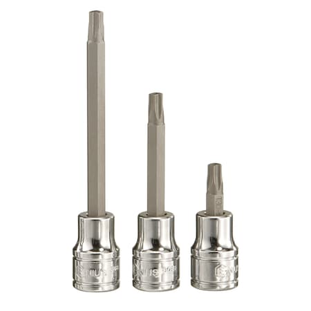 Genius Tools 3/8in Dr. T-8 Pentacle Bit Socket 50mmL 308+5008
