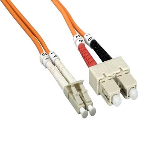 Sanoxy 1m LC/SC Duplex 50/125 Multimode OM2 Fiber Optic Cable SNX-CBL-LDR-FB104-5201