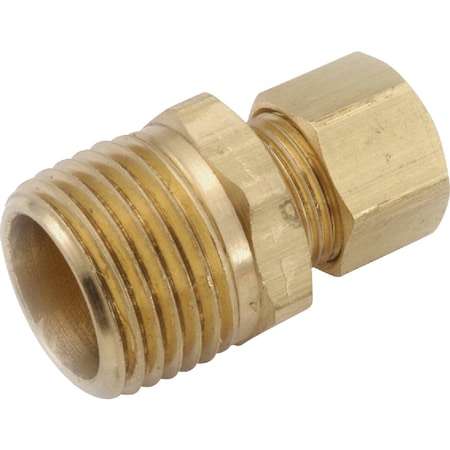 Anderson Metals 1/2'' x 3/4'' Brass Male Union Compression Adapter 750068-0812