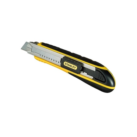 Fatmax Utility Knife, 18 mm W Blade, Steel Blade, Black/Yellow Handle 10-481