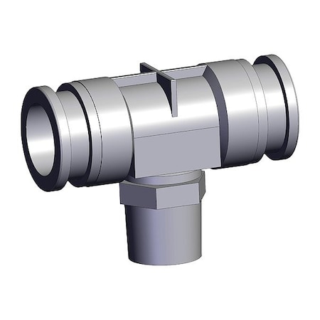 Smc Push-Fit Fitting, Union Tee KQG2T13-N02S