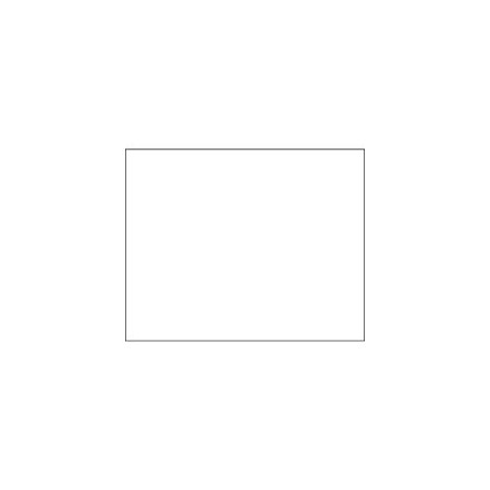 Bubblefast 5'' x 7'' - White Block Out Labels BFDL1386W