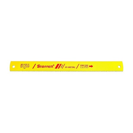Starrett PowerHacksawBlade, L:14", W:1.375", TPI:6 BS1406-6