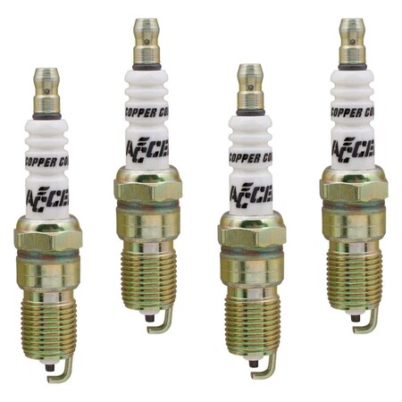 Accel 0526-4 U-Groove Copper Spark Plugs for 1994-1996 Buick Century, 4PK ACL0526-4