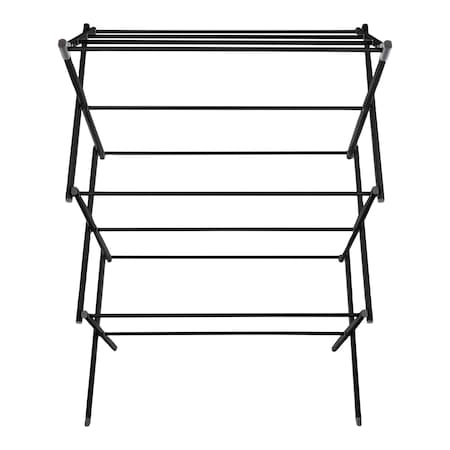 Lavish Home Clothes Drying Rack Drying Rack for Indoor/Outdoor Use Collapsible Drying Racks for Laundry 83-33-BLK