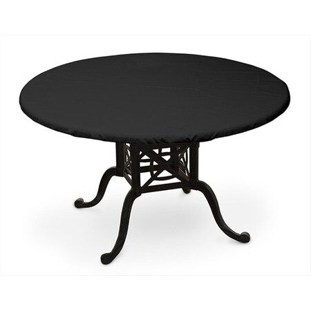 Koverroos Weathermax 60 in. x 40 in. Oval Table Top Cover- Black - 64 L x 45 W in. 71650