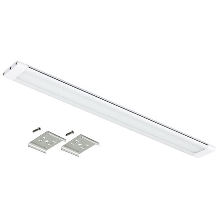 Sunlite LED 20" White Linear Under Cabinet Light Fixture 8W 480 Lumen 3000K 80 CRI 24V Dimmable 88619-SU