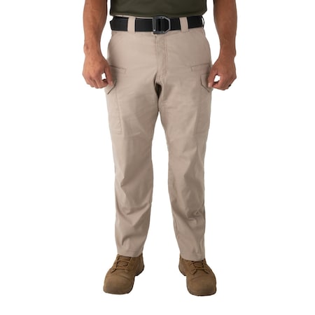 First Tactical Men V2 Tactical Pants, 36 in, Khaki, 35% Cotton, 65% Polyester 114011