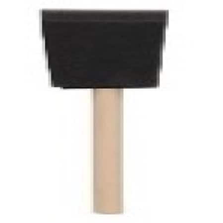 Linzer Products 2 in. Economy Foam with Wood Handle 8505 0200