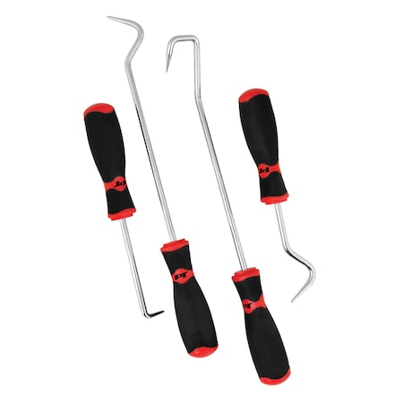 Performance Tool 4 pc. Hose Remover Set, O-ring Seal Clip Removal Tool, Chrome Vanadium W943