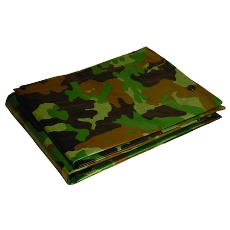 Foremost Dry Top 10 ft. W X 12 ft. L Medium Duty Polyethylene Tarp Camouflage 41012