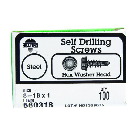 Hillman Hwh Drill Scr 8-18X1 560318