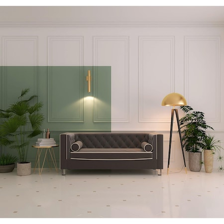 Homeroots 5' Bone Round Geometric Power Loom Area Rug 522015