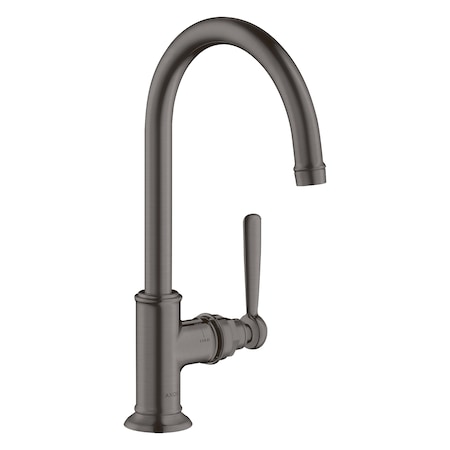 Axor Montreux Single-Hole Faucet 210, 1.2 GPM in Brushed Black Chrome 16518341