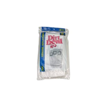 Dirt Devil Vacuum Bag For Featherlite, Lite, Lite Plus and Sensation 3 pk 3670147001
