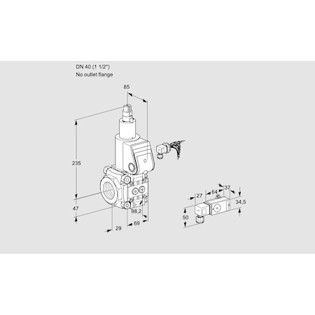 Honeywell Kromschroder VAS240/-R/LW KS88004450