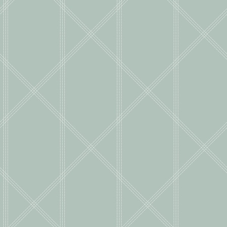 A-Street Prints Walcott Seafoam Stitched Trellis Wallpaper 4074-26606