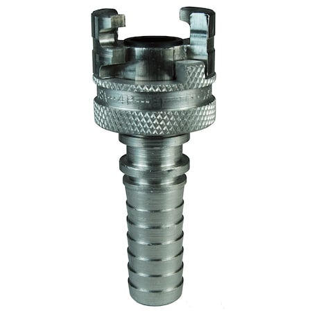 Dixon P-Series Coupler, 1/2", Hose, Barb 3/4 SS 4PS6-S