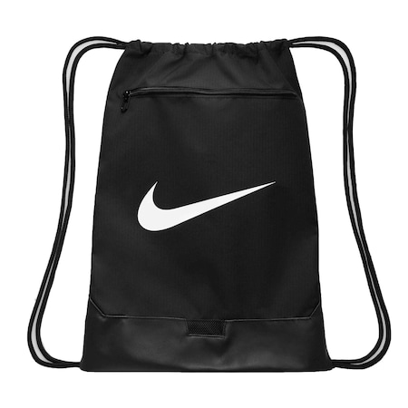 Nike Brasilia 9.5 Training Gym Sack - Black/Black/White 111099