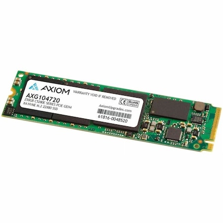 Axiom 250GB C5280E SERIES PCIE GEN4 X4 NVME M.2 22X80 SSD - 3D NAND - TAA COMPLIANT AXG104720