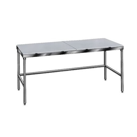 Advance Tabco Poly Top Table-Stainless Open Base TSPT-2410
