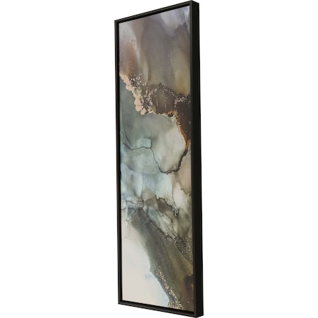 Homeroots Earthly Secrets II Black Floater Frame Print Wall Art 526420