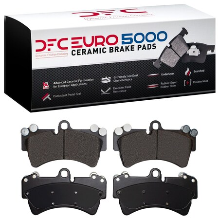 Dfc 5000 Euro Ceramic Disc Brake Pad Set,  1600-0977-00