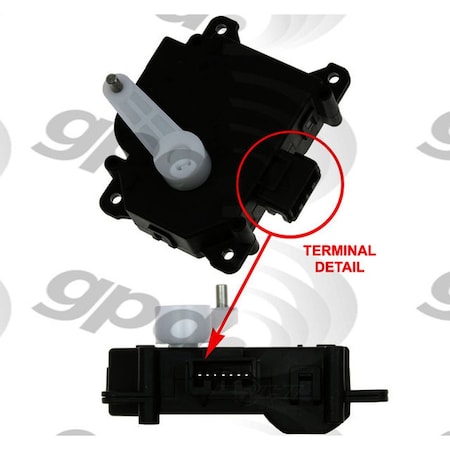 Global Parts Distributors HVAC Actuator 1712322