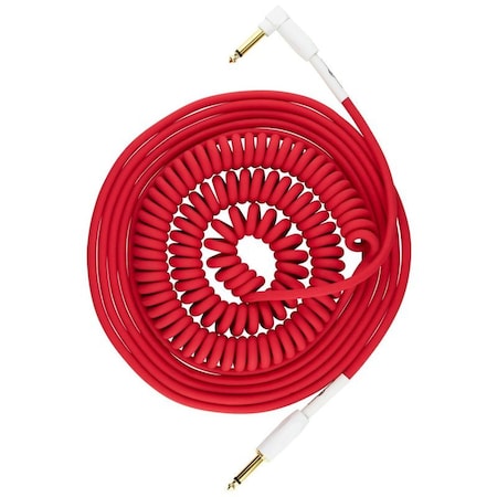 Pig Hog ''Half Coil'' Instrument Cable, 30 -Feet, Candy Apple Red PHCC30CA
