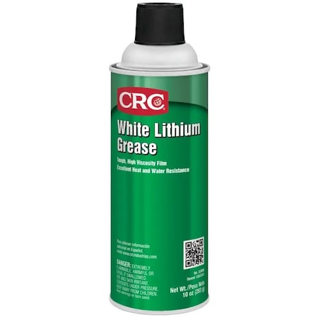 Crc Grease, 16 oz, Aerosol Can, White 3080