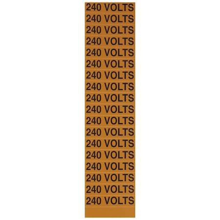 Nsi Voltage Marker Card 240 Volts VM-C-7