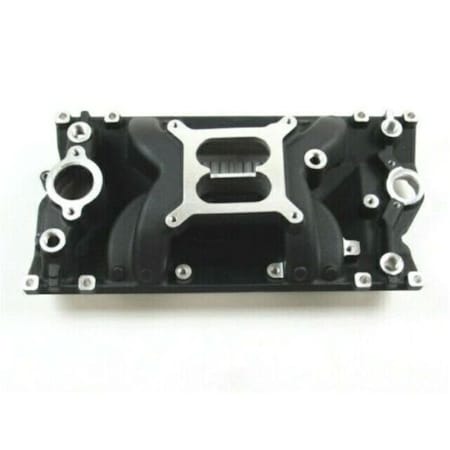 Bous Performance SBC 350 Eliminator Vortec Intake Manifold, Black E42423BK