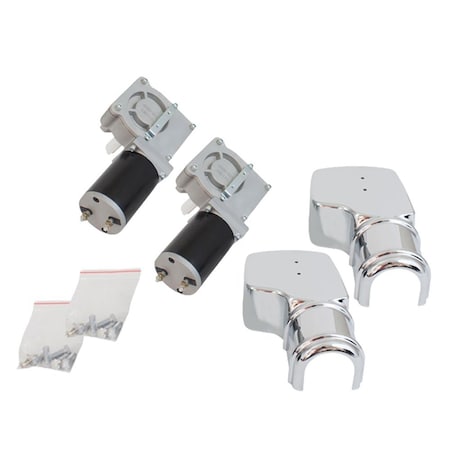 Mytee Products 900W 60:1 Dump Truck Tarp Motor with Chrome Cover 1 Year, 2PK TM-900W-601x2