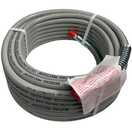 Bedford Precision Parts Airless Hose Assy, 50' x 1/4 in. 6100PSI 13-4709