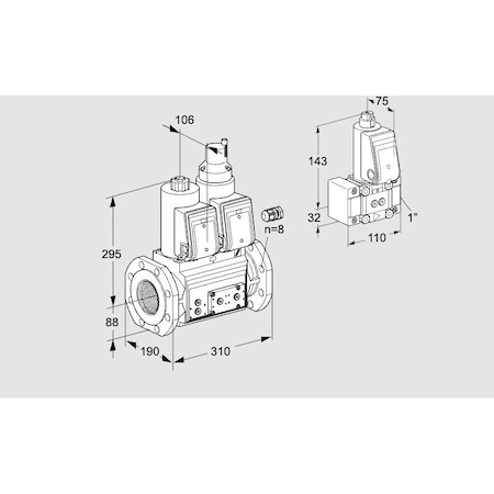 Honeywell Kromschroder VCS780F05NLWR3E/PPPP/PPZ- KS88206605