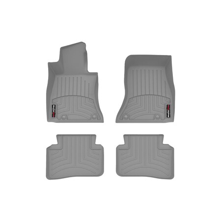 Weathertech Grey, Front and Rear Floorliners 461741-1-2