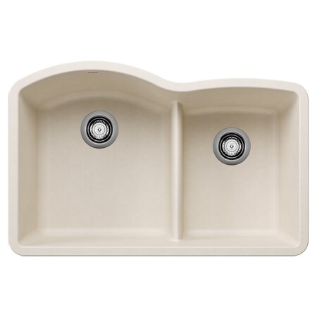 Blanco Diamond 1-3/4 Low Divide, Soft White 443065