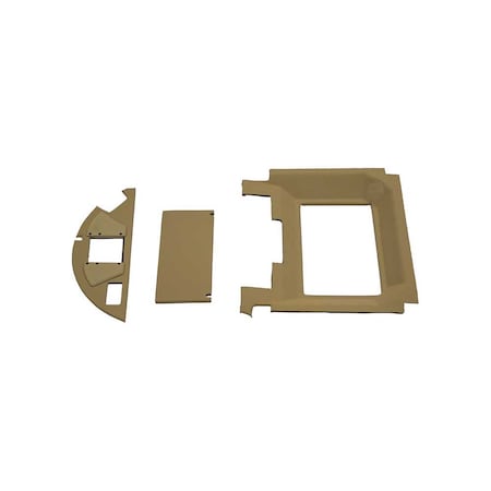 K&M Mfg Complete Headliner Kit for John Deere 55 Series Tractors Sailcloth Tan Vinyl 4532