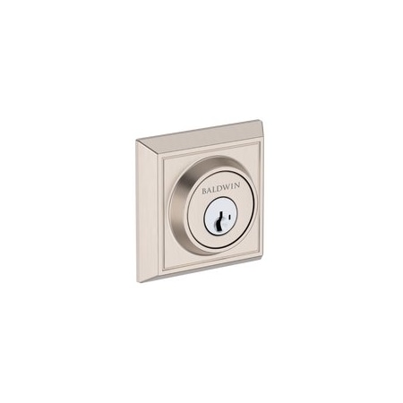 Baldwin Residential Deadbolts Single Cylinder Reversible Satin Nickel SCCHD150SMC